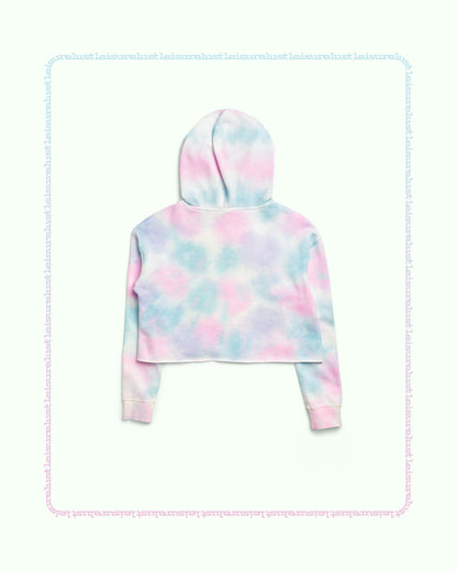 cloudburst crop hoodie