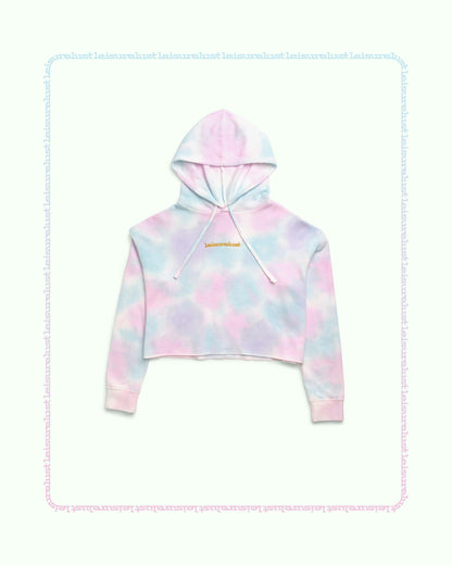 cloudburst crop hoodie