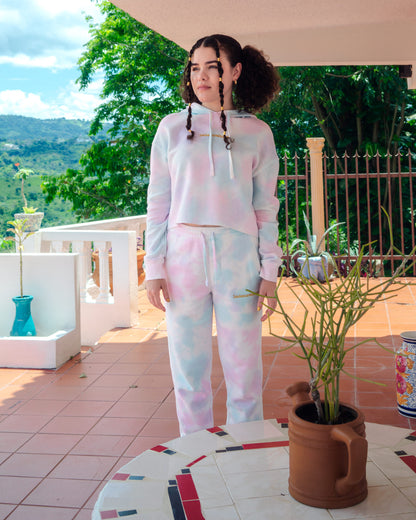 cloudburst crop hoodie
